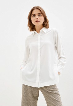 Блуза, Gerry Weber, цвет: белый. Артикул: RTLAAV341501. Одежда / Блузы и рубашки / Блузы / Gerry Weber