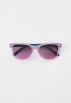 Очки солнцезащитные, Vogue® Eyewear, цвет: фиолетовый. Артикул: RTLAAV368301. Девочкам / Аксессуары 