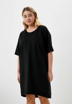 Платье, Zizzi, цвет: черный. Артикул: RTLAAV417301. Одежда / Платья и сарафаны / Zizzi