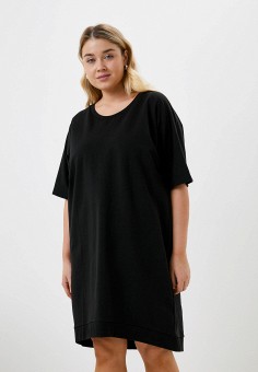 Платье, Zizzi, цвет: черный. Артикул: RTLAAV417401. Одежда / Платья и сарафаны / Zizzi