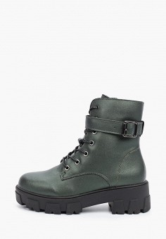 Ботинки, La Grandezza, цвет: зеленый. Артикул: RTLAAV417601. Обувь / Ботинки / Высокие ботинки / La Grandezza