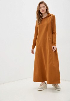 Платье, By Swan, цвет: коричневый. Артикул: RTLAAV458501. Одежда / By Swan