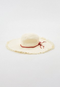 Шляпа, Patrizia Pepe, цвет: белый. Артикул: RTLAAV635501. Аксессуары / Головные уборы / Шляпы