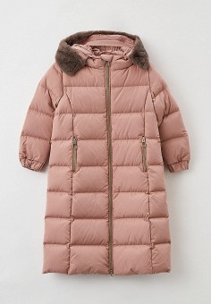 Куртка утепленная, Geox, цвет: розовый. Артикул: RTLAAV686701. Geox