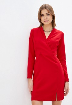 Платье, Trendyol, цвет: красный. Артикул: RTLAAV845301. Trendyol