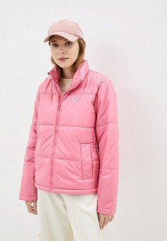 Куртка утепленная, adidas Originals, цвет: розовый. Артикул: RTLAAW043601. Одежда / Верхняя одежда / adidas Originals