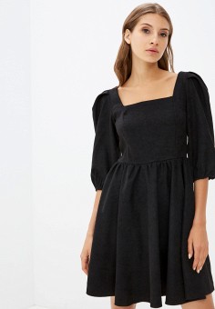 Платье, Moki, цвет: черный. Артикул: RTLAAW054901. Одежда / Moki