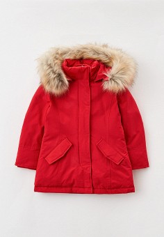 Куртка утепленная, Canadian, цвет: красный. Артикул: RTLAAW219702. Девочкам / Одежда / Верхняя одежда / Куртки и пуховики