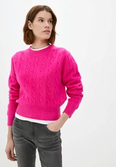 Джемпер, Nerouge, цвет: розовый. Артикул: RTLAAW383701. Одежда / Джемперы, свитеры и кардиганы / Джемперы и пуловеры / Джемперы