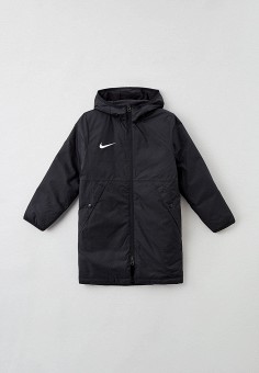 Куртка утепленная, Nike, цвет: черный. Артикул: RTLAAW475201. Девочкам / Одежда / Верхняя одежда / Куртки и пуховики