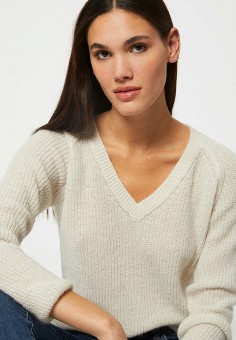 Пуловер, Morgan, цвет: белый. Артикул: RTLAAW592101. Morgan