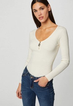 Пуловер, Morgan, цвет: белый. Артикул: RTLAAW597501. Morgan