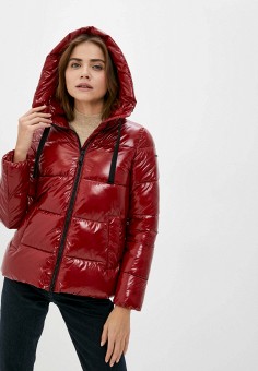 Куртка утепленная, Geox, цвет: бордовый. Артикул: RTLAAW648001. Geox