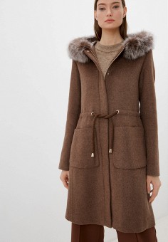 Пальто, Betty Barclay, цвет: коричневый. Артикул: RTLAAW745201. Одежда / Верхняя одежда / Betty Barclay