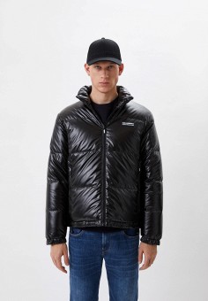 Пуховик, Karl Lagerfeld, цвет: черный. Артикул: RTLAAW798802. Одежда / Верхняя одежда / Пуховики и зимние куртки / Пуховики
