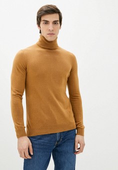 Водолазка, J. Hart & Bros, цвет: коричневый. Артикул: RTLAAW895301. Одежда / Джемперы, свитеры и кардиганы / Водолазки