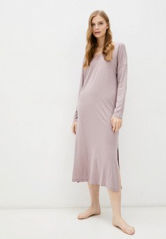 Платье домашнее, Marks & Spencer, цвет: фиолетовый. Артикул: RTLAAW954201. Одежда / Домашняя одежда