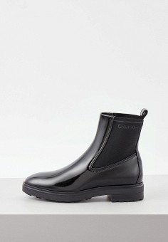 Ботинки, Calvin Klein, цвет: черный. Артикул: RTLAAX160502. Обувь / Ботинки / Челси