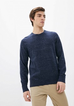 Джемпер, Gap, цвет: синий. Артикул: RTLAAX198001. Одежда / Джемперы, свитеры и кардиганы / Джемперы и пуловеры