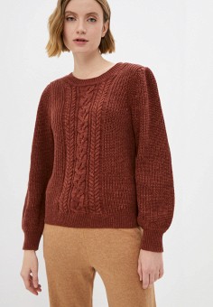 Джемпер, Gap, цвет: коричневый. Артикул: RTLAAX202901. Одежда / Джемперы, свитеры и кардиганы / Джемперы и пуловеры / Джемперы