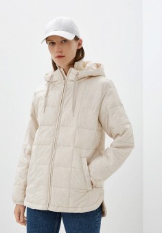 Куртка утепленная, Gap, цвет: бежевый. Артикул: RTLAAX205101. Одежда / Верхняя одежда / Gap