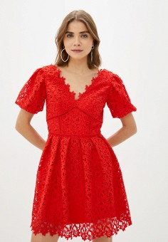Платье, Chi Chi London, цвет: красный. Артикул: RTLAAX300501. Chi Chi London