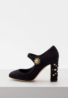 Туфли, Dolce&Gabbana, цвет: черный. Артикул: RTLAAX330101. Dolce&Gabbana