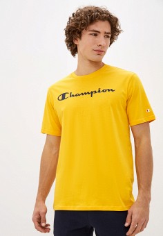 Футболка, Champion, цвет: желтый. Артикул: RTLAAX339901. Champion