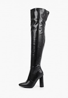 Ботфорты, Diora.rim, цвет: черный. Артикул: RTLAAX392001. Обувь / Сапоги / Ботфорты
