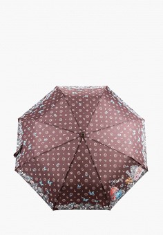 Зонт складной, Braccialini, цвет: коричневый. Артикул: RTLAAX449701. Braccialini