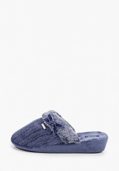 Тапочки, Beppi, цвет: синий. Артикул: RTLAAX603201. Обувь / Домашняя обувь