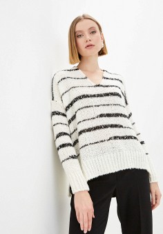 Пуловер, Sisley, цвет: белый. Артикул: RTLAAX651401. Одежда / Sisley