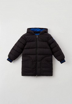 Куртка утепленная, United Colors of Benetton, цвет: черный. Артикул: RTLAAX654501. Мальчикам / Одежда / Верхняя одежда
