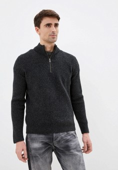 Джемпер, Gap, цвет: черный. Артикул: RTLAAX710001. Одежда / Джемперы, свитеры и кардиганы / Джемперы и пуловеры
