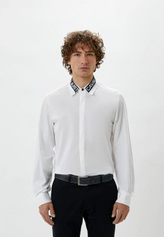 Рубашка, Just Cavalli, цвет: белый. Артикул: RTLAAX716002. Premium / Одежда / Рубашки и сорочки / Рубашки с длинным рукавом / Just Cavalli