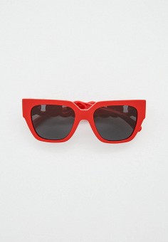 Очки солнцезащитные, Versace, цвет: красный. Артикул: RTLAAX764401. 