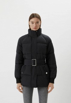 Куртка утепленная, Armani Exchange, цвет: черный. Артикул: RTLAAX810301. Premium / Одежда / Верхняя одежда