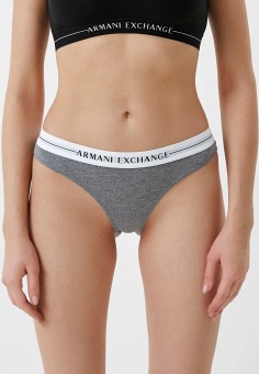 Трусы, Armani Exchange, цвет: серый. Артикул: RTLAAX812001. Одежда / Armani Exchange