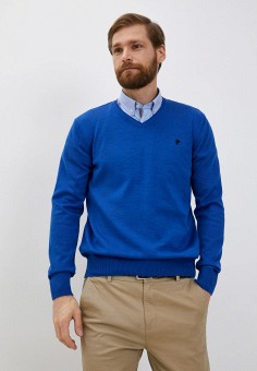 Пуловер, Denim Culture, цвет: синий. Артикул: RTLAAX967201. Denim Culture