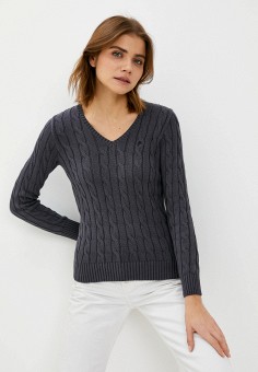 Пуловер, Denim Culture, цвет: серый. Артикул: RTLAAX974001. Denim Culture