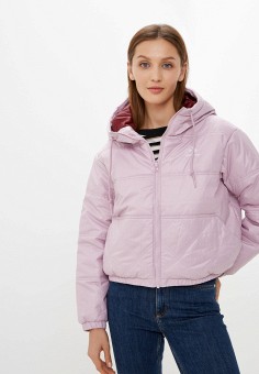 Куртка утепленная, Converse, цвет: розовый. Артикул: RTLAAY018401. Converse