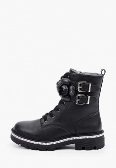Ботинки, Liu Jo, цвет: черный. Артикул: RTLAAY124701. Девочкам / Обувь / Ботинки