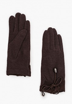 Перчатки, Venera, цвет: коричневый. Артикул: RTLAAY158501. Аксессуары / Перчатки и варежки