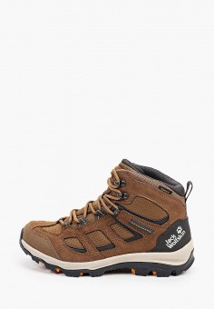 Ботинки трекинговые, Jack Wolfskin, цвет: коричневый. Артикул: RTLAAY187701. Обувь / Ботинки / Трекинговые ботинки