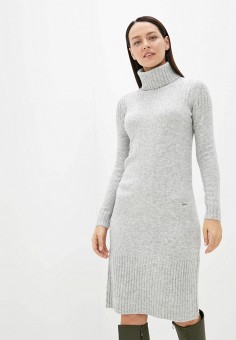Платье, Finn Flare, цвет: серый. Артикул: RTLAAY290901. Одежда / Finn Flare