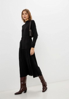 Платье, Rinascimento, цвет: черный. Артикул: RTLAAY371001. Одежда / Платья и сарафаны / Платья-свитеры