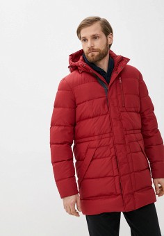 Куртка утепленная, Geox, цвет: красный. Артикул: RTLAAY424601. Geox
