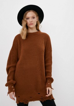 Джемпер, Allegri, цвет: коричневый. Артикул: RTLAAY495301. Одежда / Джемперы, свитеры и кардиганы / Джемперы и пуловеры / Джемперы