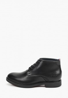 Ботинки, Tommy Hilfiger, цвет: черный. Артикул: RTLAAY618402. Обувь / Ботинки / Высокие ботинки