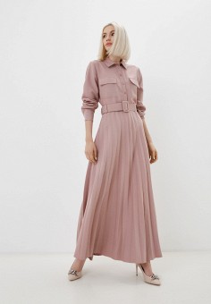 Платье, Jimmy Sanders, цвет: розовый. Артикул: RTLAAY698601. Одежда / Платья и сарафаны / Платья-рубашки